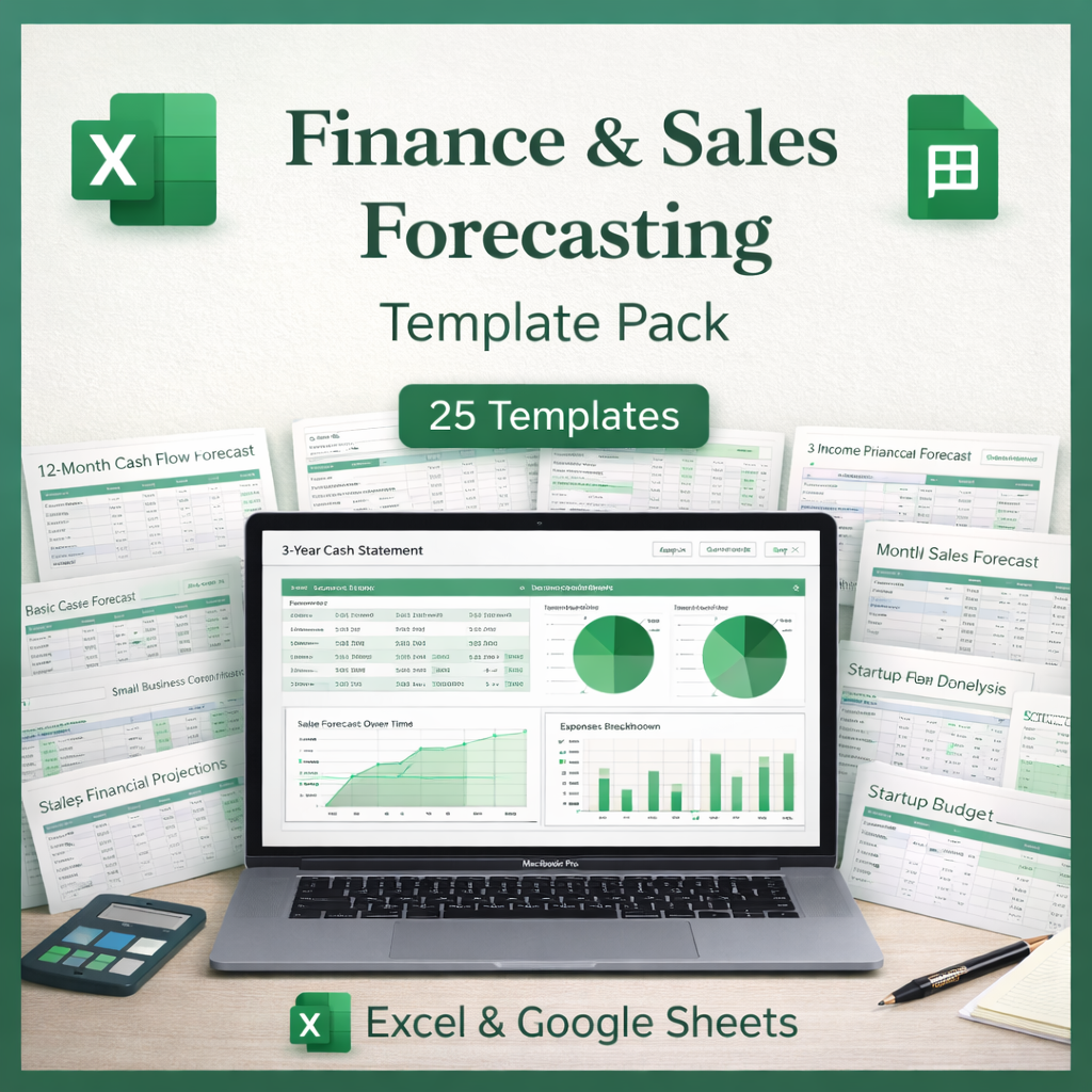 Finance Spreadsheet Templates (PLR)