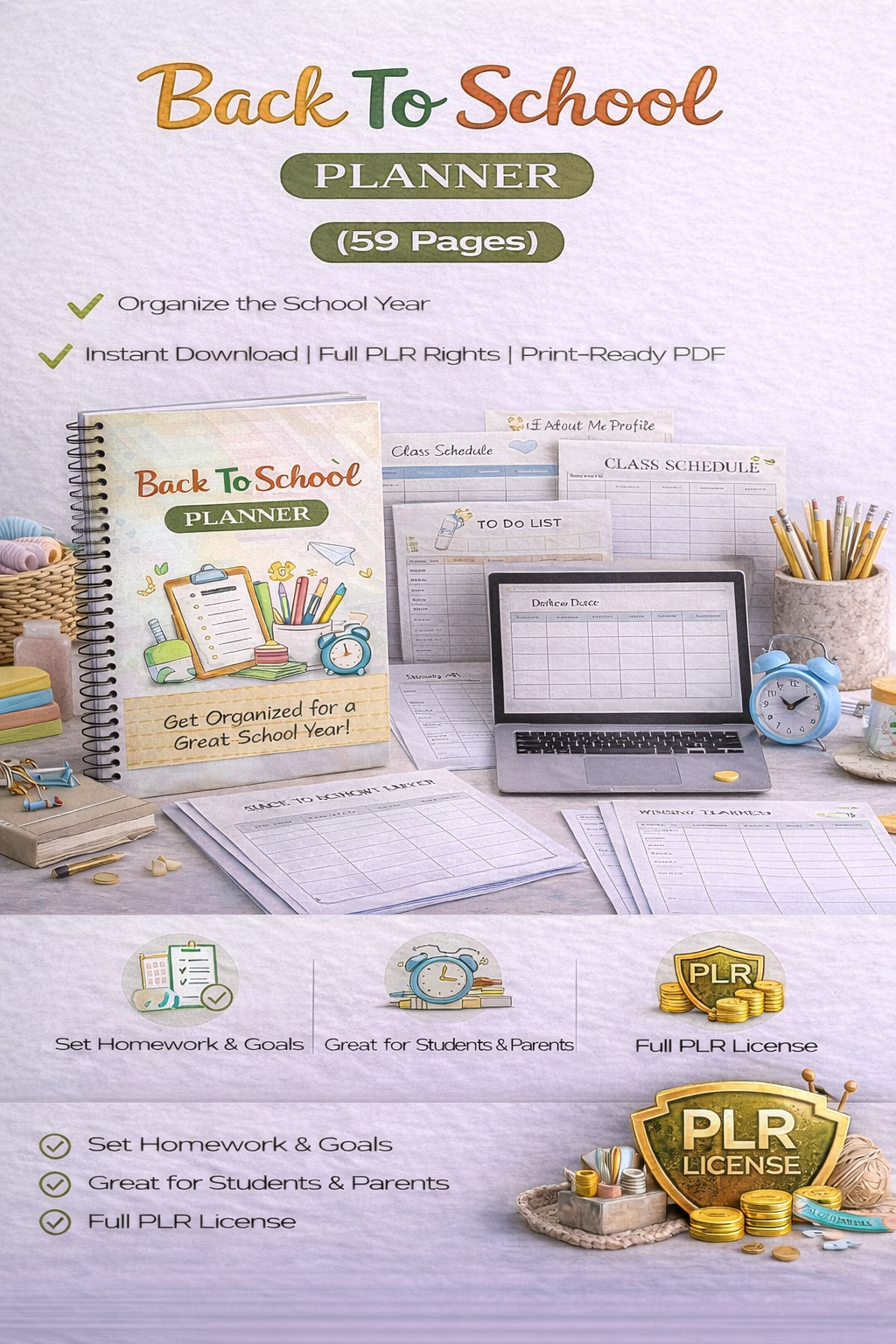 Back To School Planner