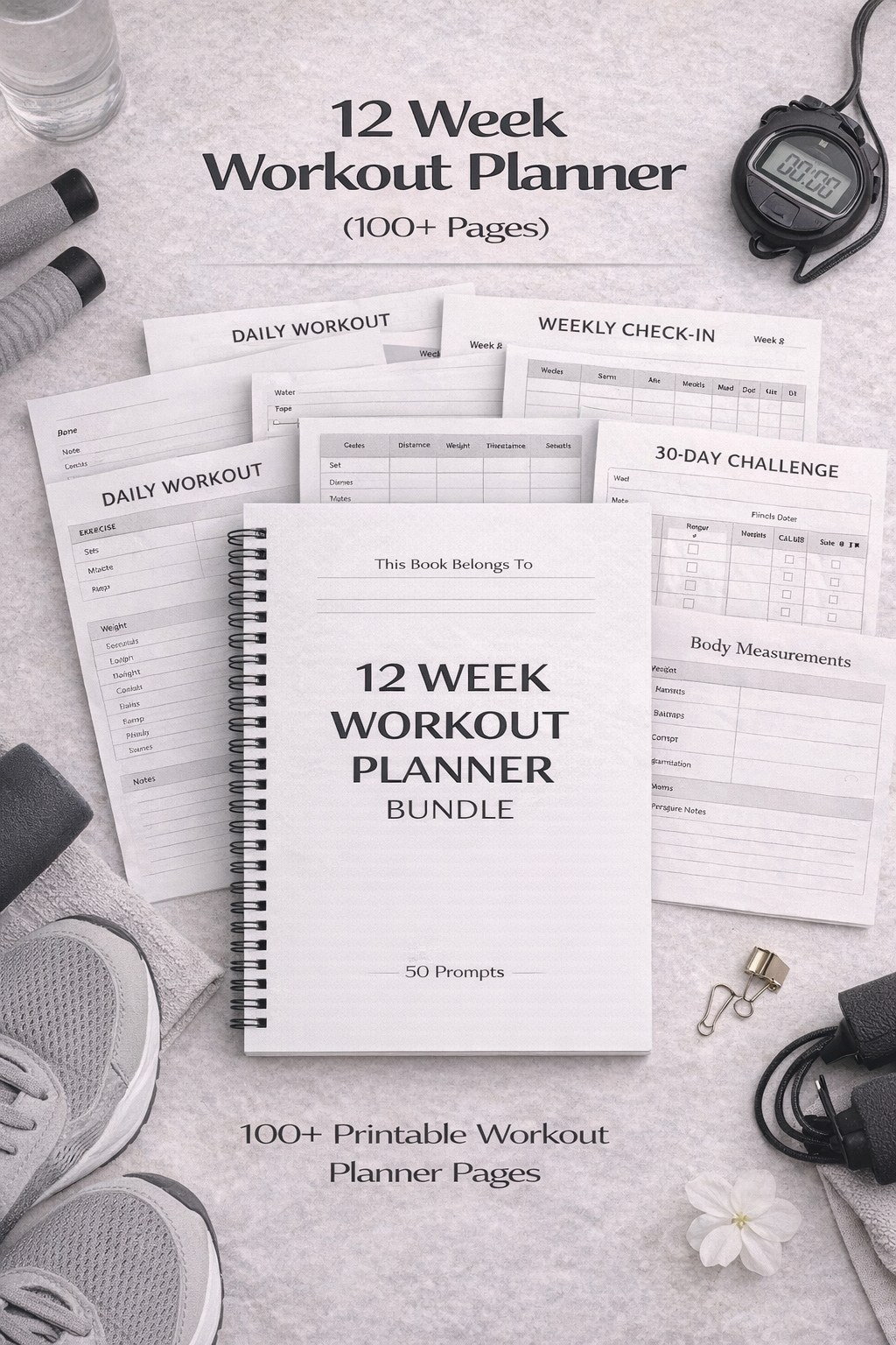 12 Week Workout Planner