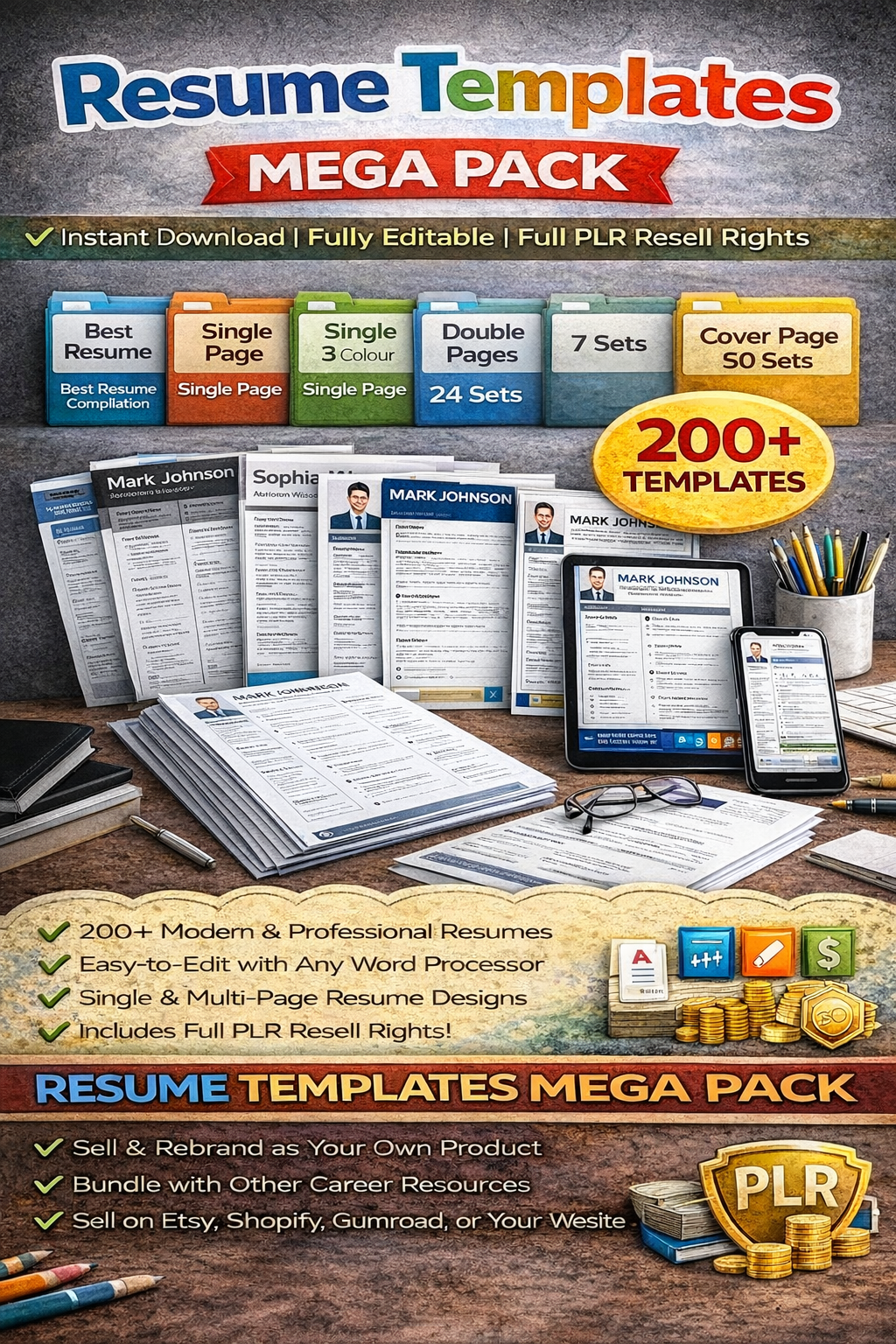 Resume Templates Mega Pack