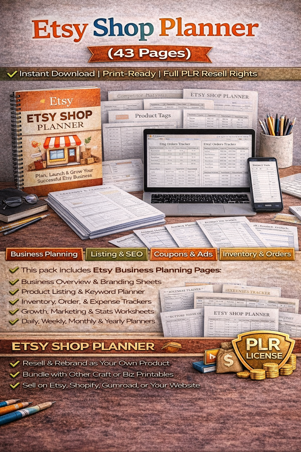 Etsy Shop Planner